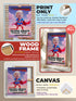 Custom Baby Flying Hero Poster – Personalized Baby Girl Wall Art